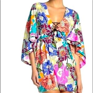 Trina Turk Floral Swim Tunic